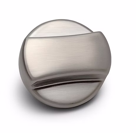 Drehgriff Durchmesser 46 mm Edelstahl gebürstet für Drehbetätigung