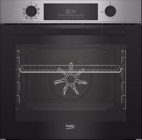 Beko Einbaubackofen BBIE113N1XMP Pyrolyse Edelstahl Kindersicherung Elektroniksteuerung