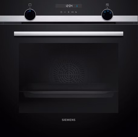Siemens HB517GBS3 Einbau Backofen Edelstahl 3D Heißluft Hydrolyse Pizzastufe Schnellvorheizen Funktion