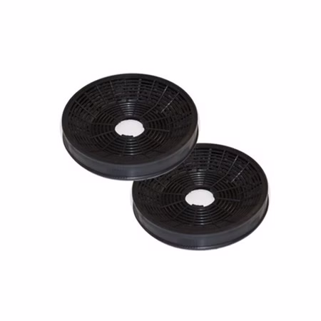 2 Aktivkohlefilter für Silverline AF 100, Modell KBF-1197, Zubehör.
