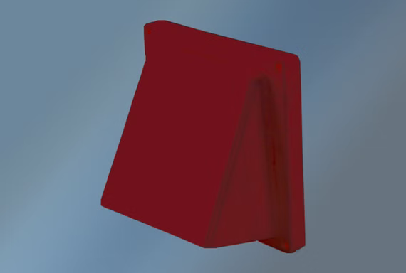 Lüftungshaube Kunststoff - Ziegelrot, ø 125 mm, Modell 12.62032Z. Lüftungshaube Kunststoff - Ziegelrot, ø 125 mm, Modell 12.62032Z.