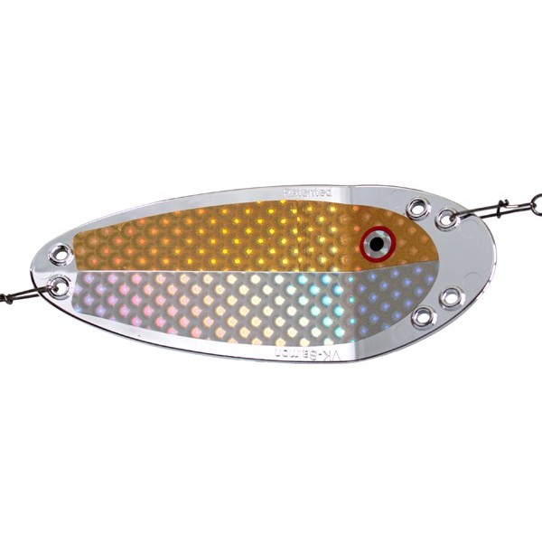 VK Flasher Salmon 004 Gold Silver Chrome Trollingtreff
