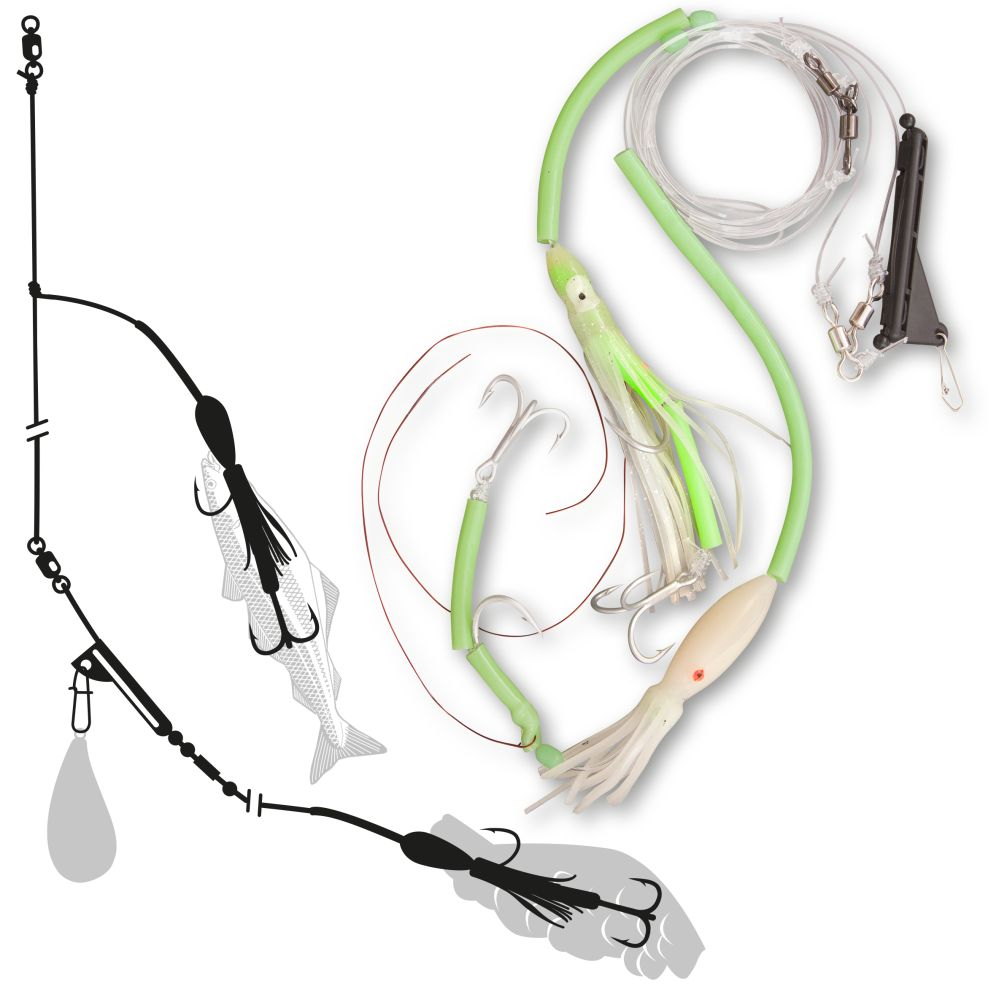 Zebco Z-Sea Flatty Rig 7 x 120 cm