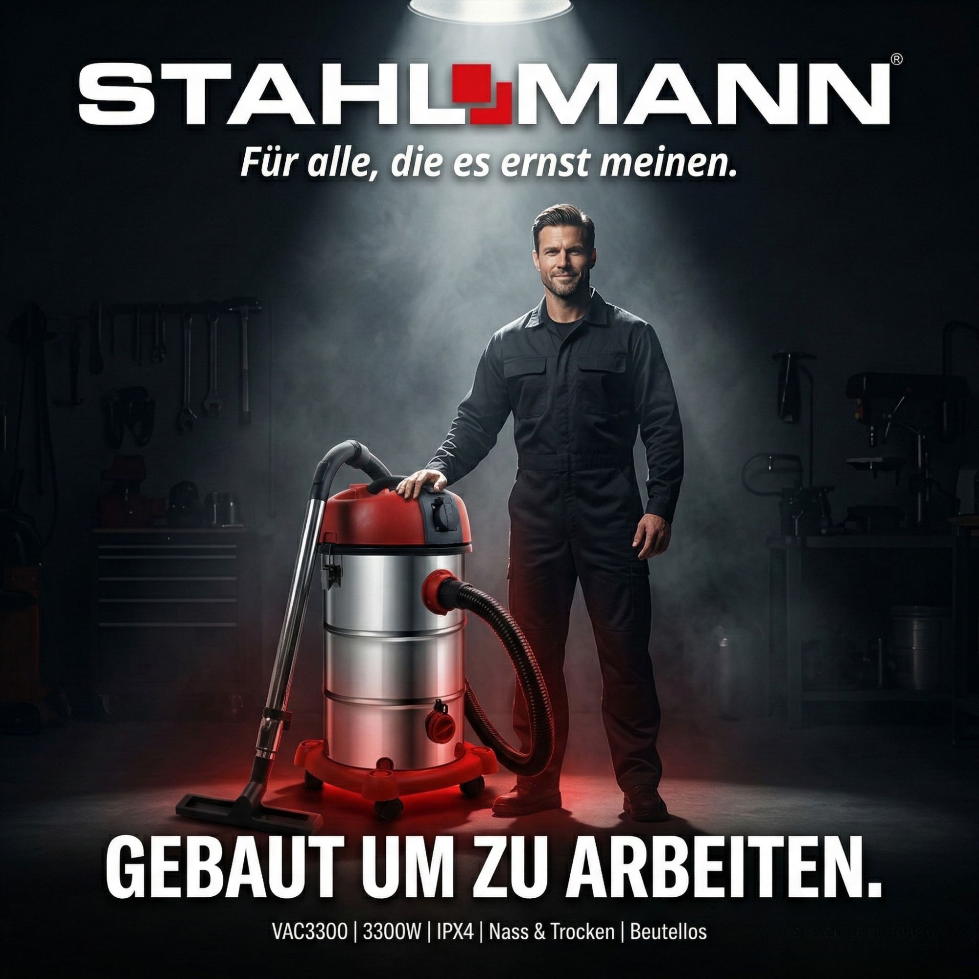 AREBOS Industriële Stofzuiger Nat- & Droogzuiger 1300W Stofzuiger 30L AREBOS Industriële Stofzuiger Nat- & Droogzuiger 1300W Stofzuiger 30L