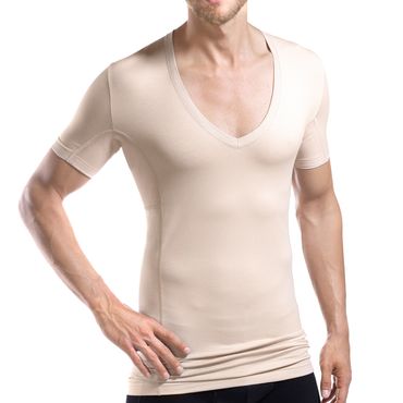 laulas EXTREME functional undershirt for men - skin - against very large armpit sweat stains