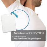 laulas EXTREME maillot de corps fonctionnel pour hommes – contre les très grosses taches de sueur sous les aisselles