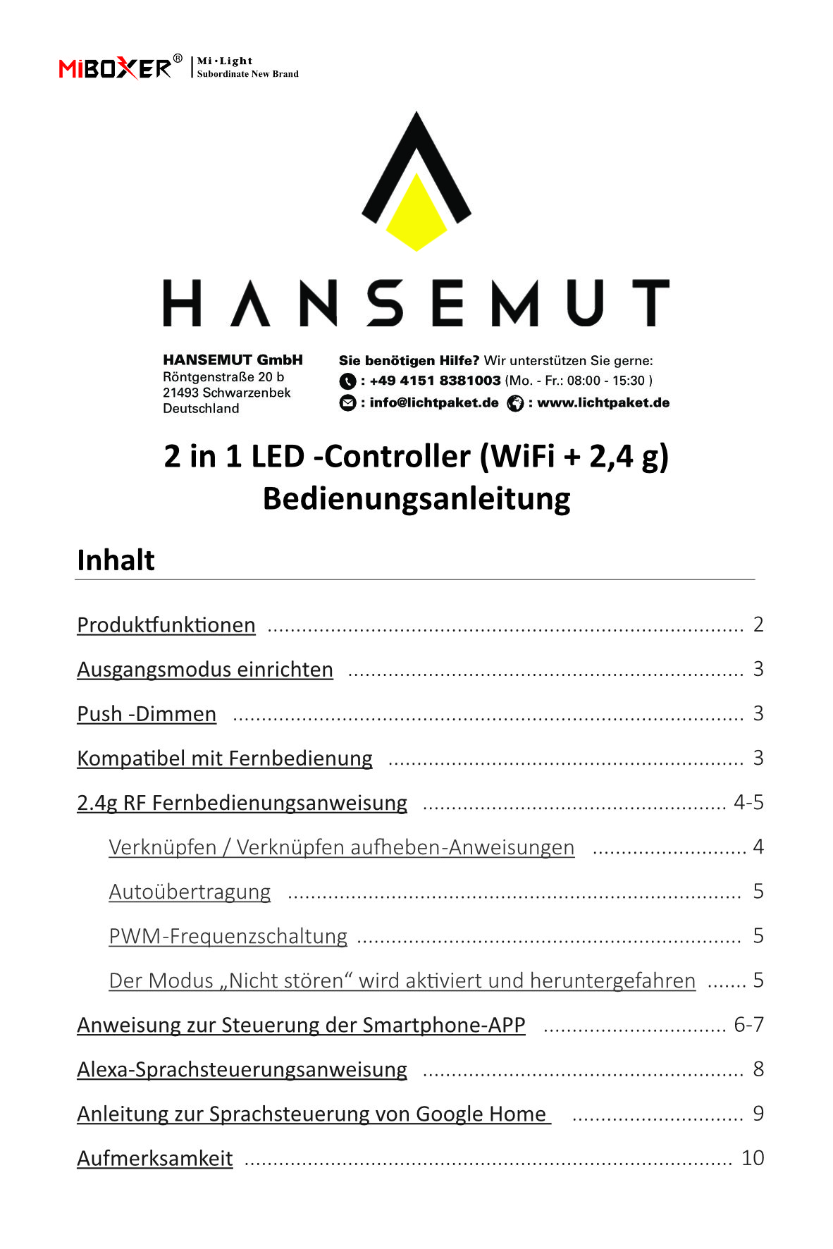 Download Montageanleitung