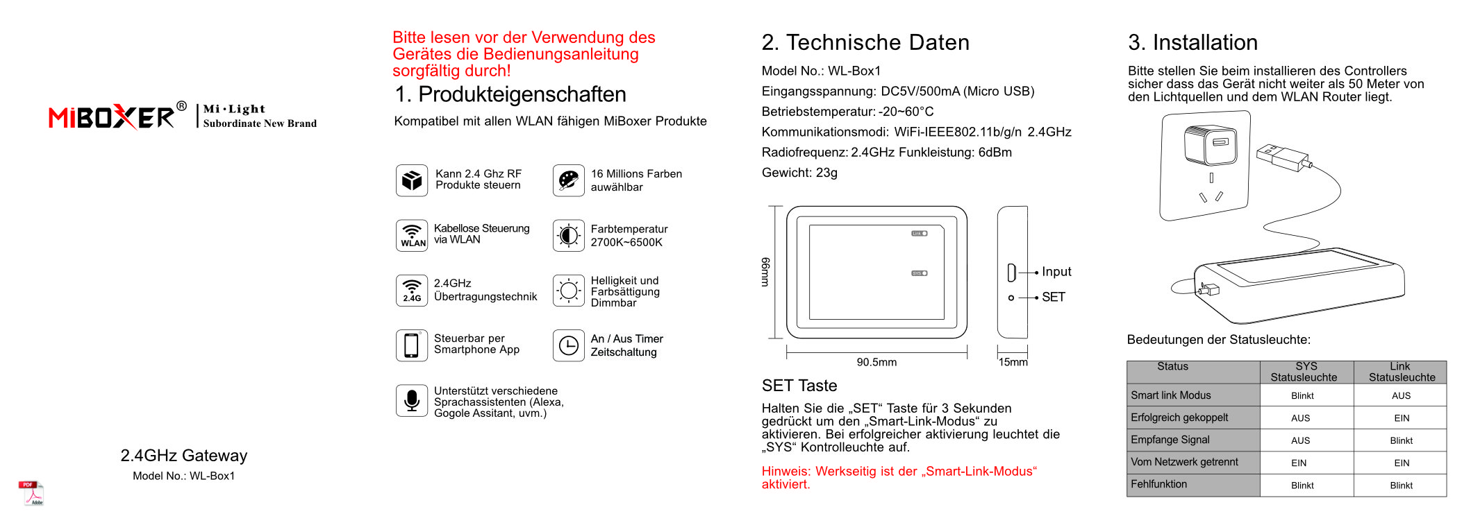 Download Montageanleitung