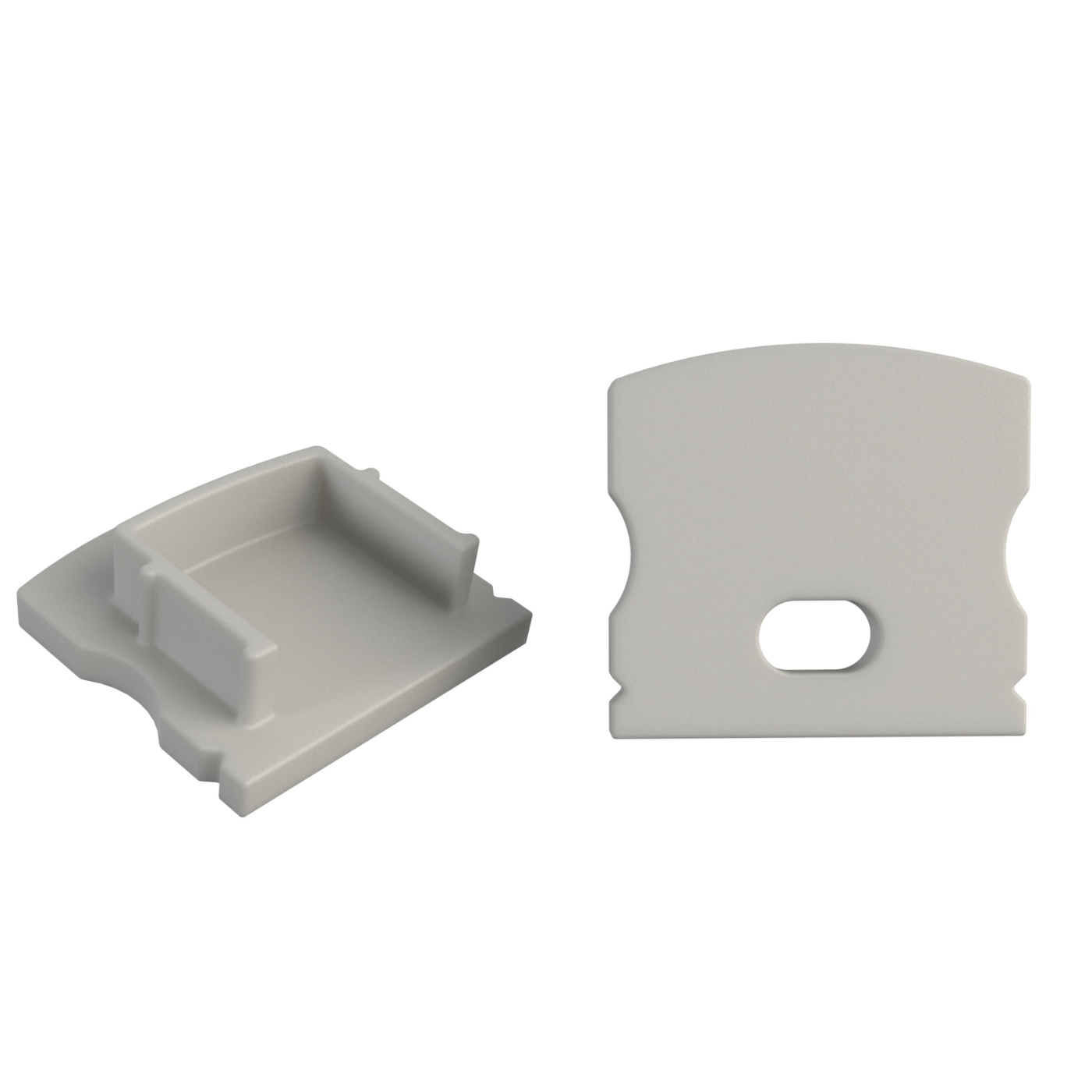 Endkappen für das Aufputzprofil DONAU