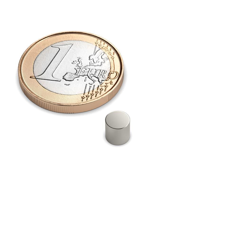 Neodym Magnete 50 Stück  Scheiben- Form  extra stark -  5x5 mm (NdFeB) mit hoher Haftkraft  für Hobby & Werkstatt