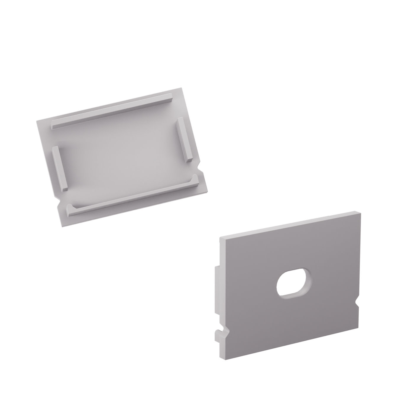 Endkappen für das LED Aufputzprofil NERIS