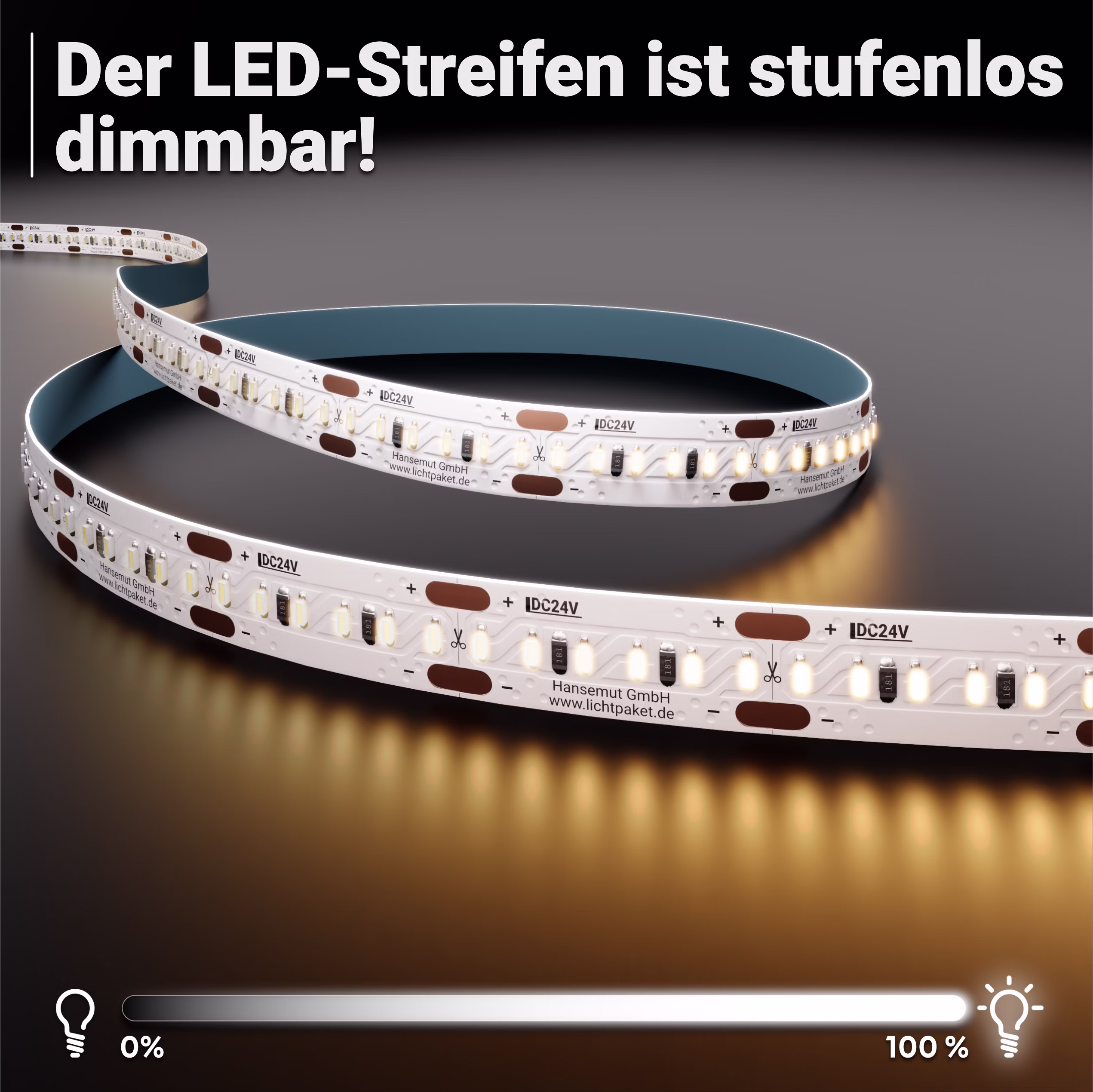 MONO LED-Streifen BERLIN 240 LEDs SMD 1808 Premium