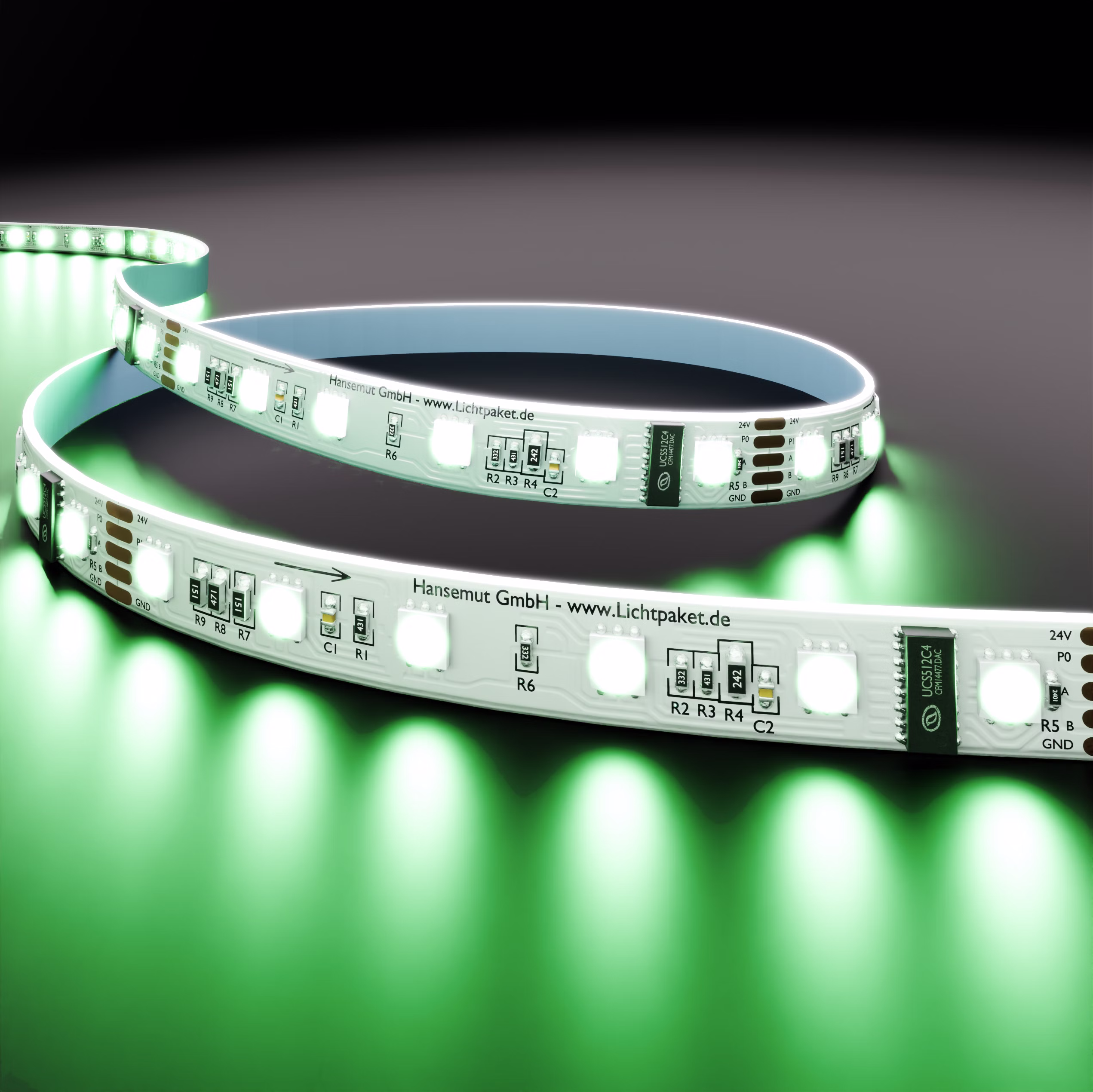 RGB DMX LED-Streifen DRESDEN UCS512C4 10 Pixel pro Meter