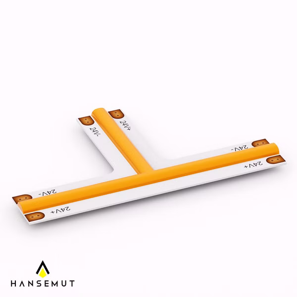 T-Verbinder für die COB-LED-Streifen BOCHUM Easy Cut und STUTTGART