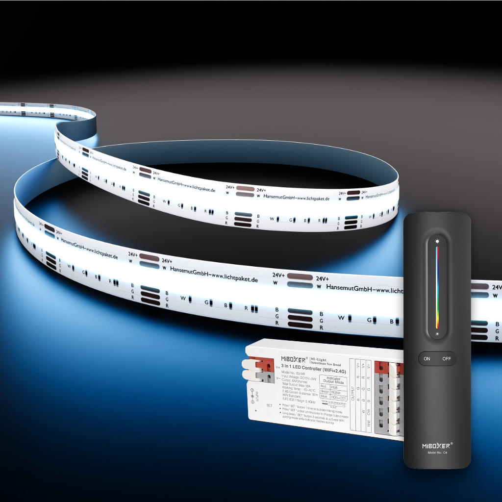 Das COB-RGBW-Komplett-Set HAGEN