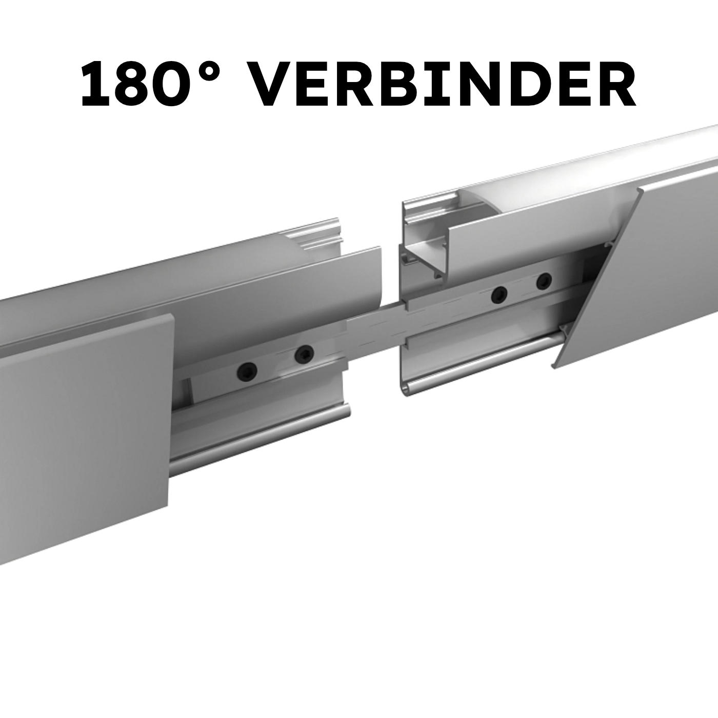 180° Verbinder für das Wandprofil YSER V2