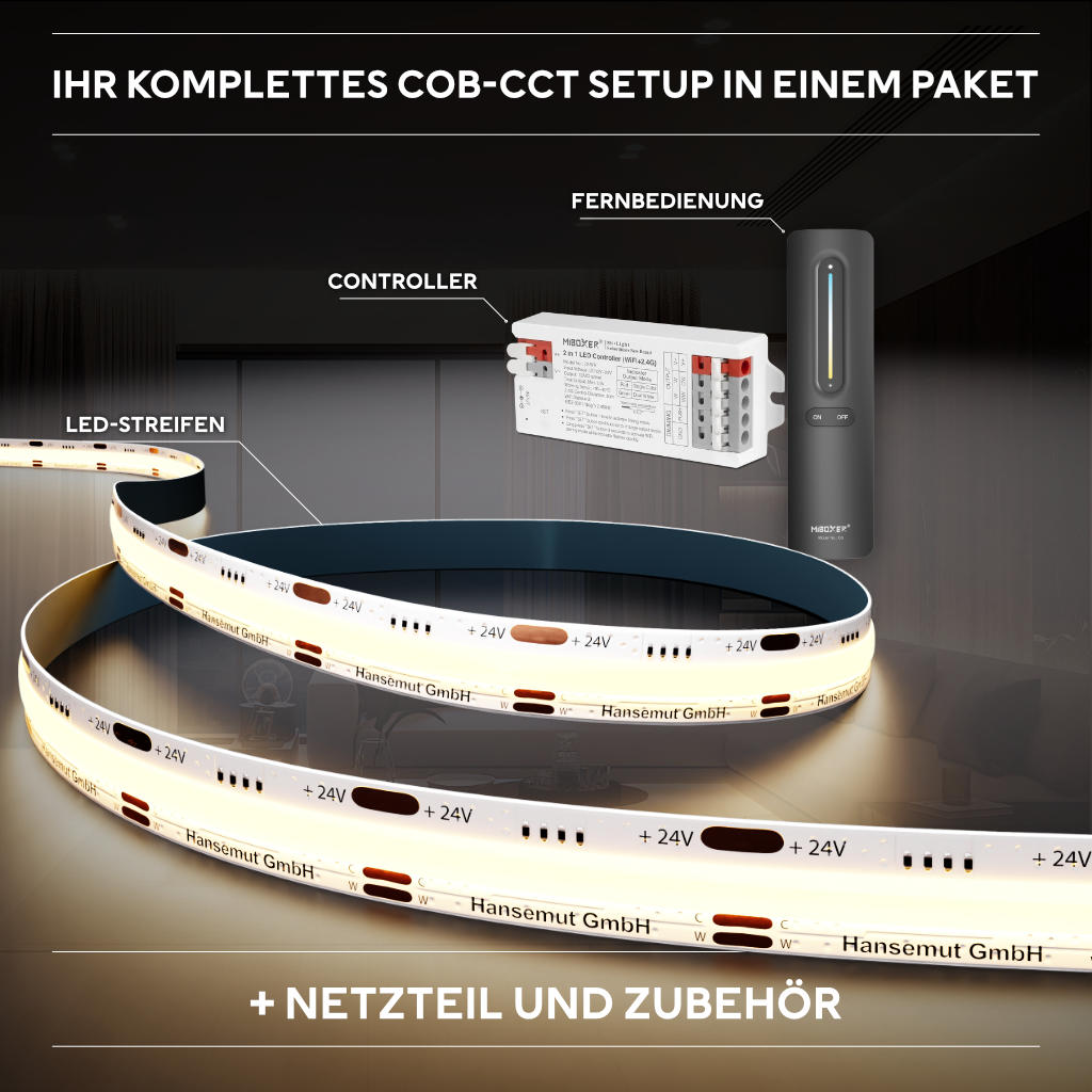 Alles drin was Sie für Ihr smartes CCT-LED-Setup benötigen!