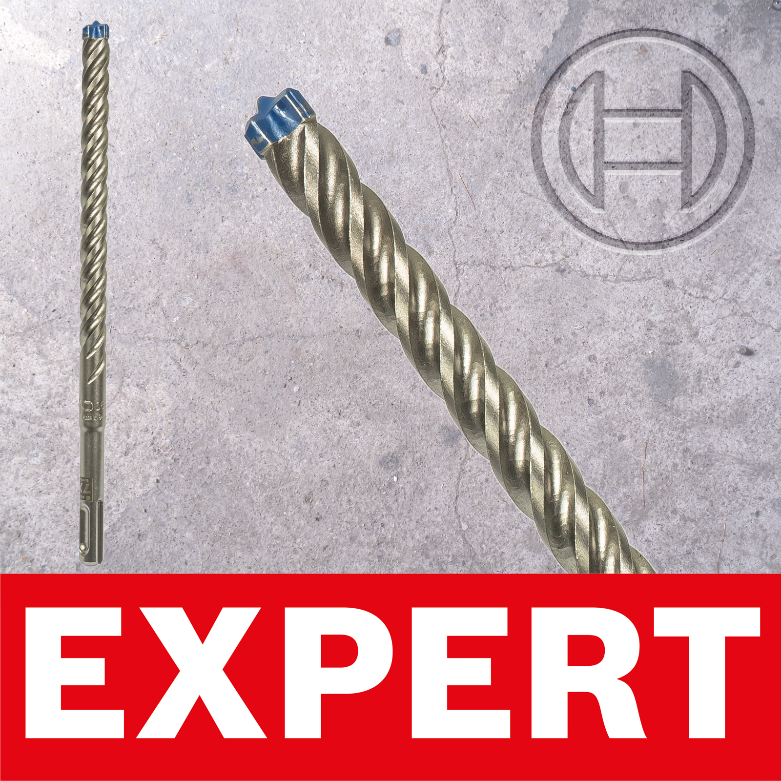 Bosch EXPERT SDS plus-7X Hammerbohrer (Ø 3.5 - 30.0 mm wählbar, Ideal zum Bohren in Stahlbeton, armierter Beton, Stein)
