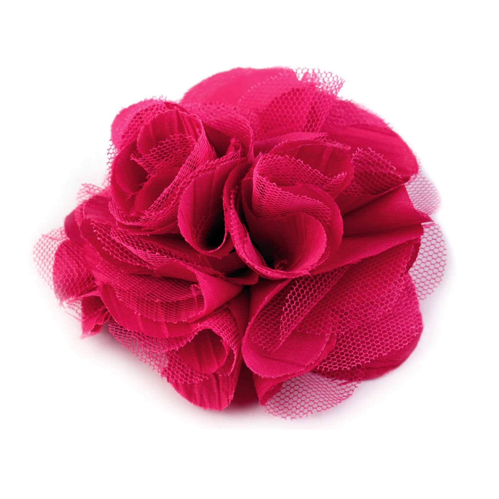 Krokodilspange Rose bordeaux //pink Neu Haarspange mit Blüte