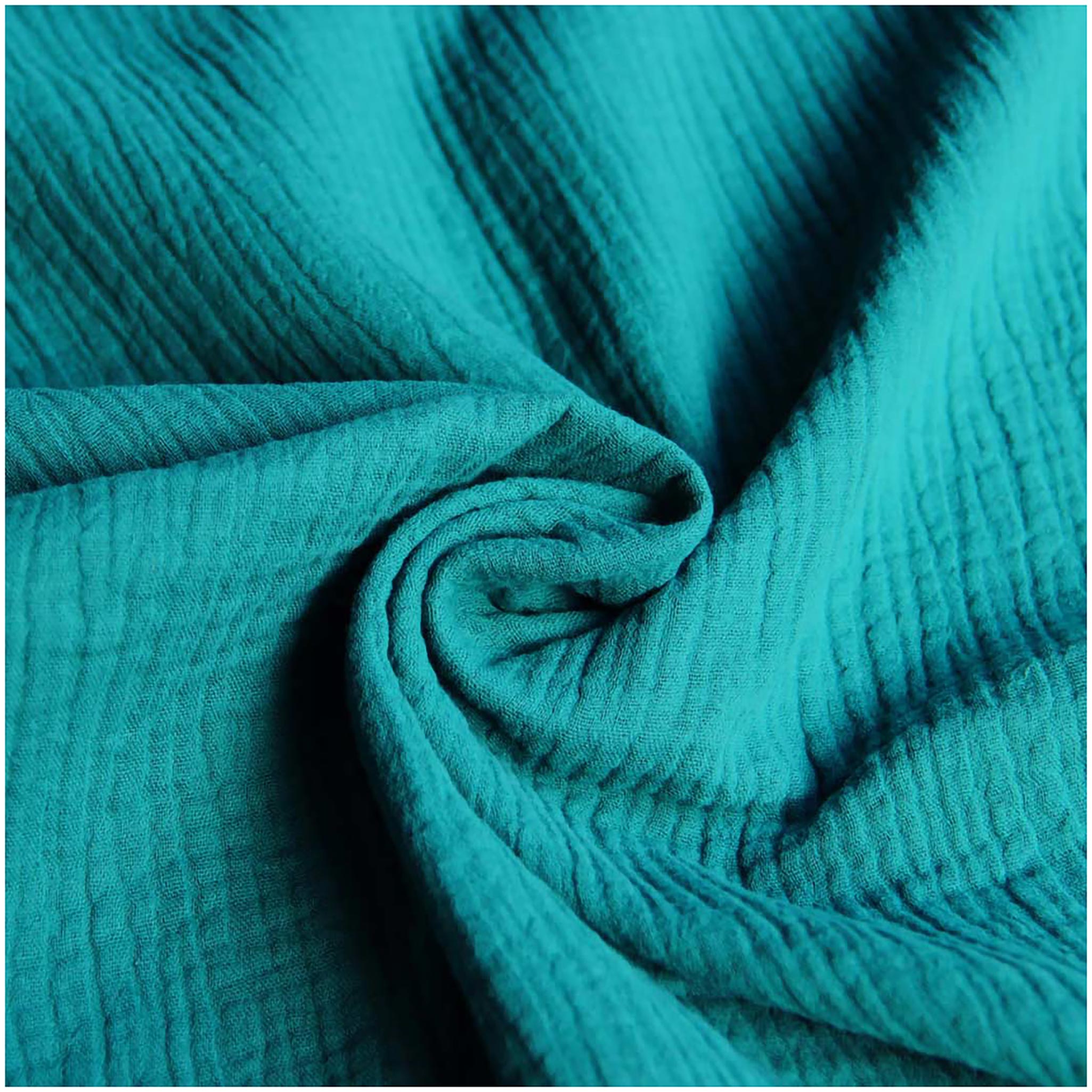 50x130cm Musselin Stoff uni Oeko-Tex zertifiziert Meterware