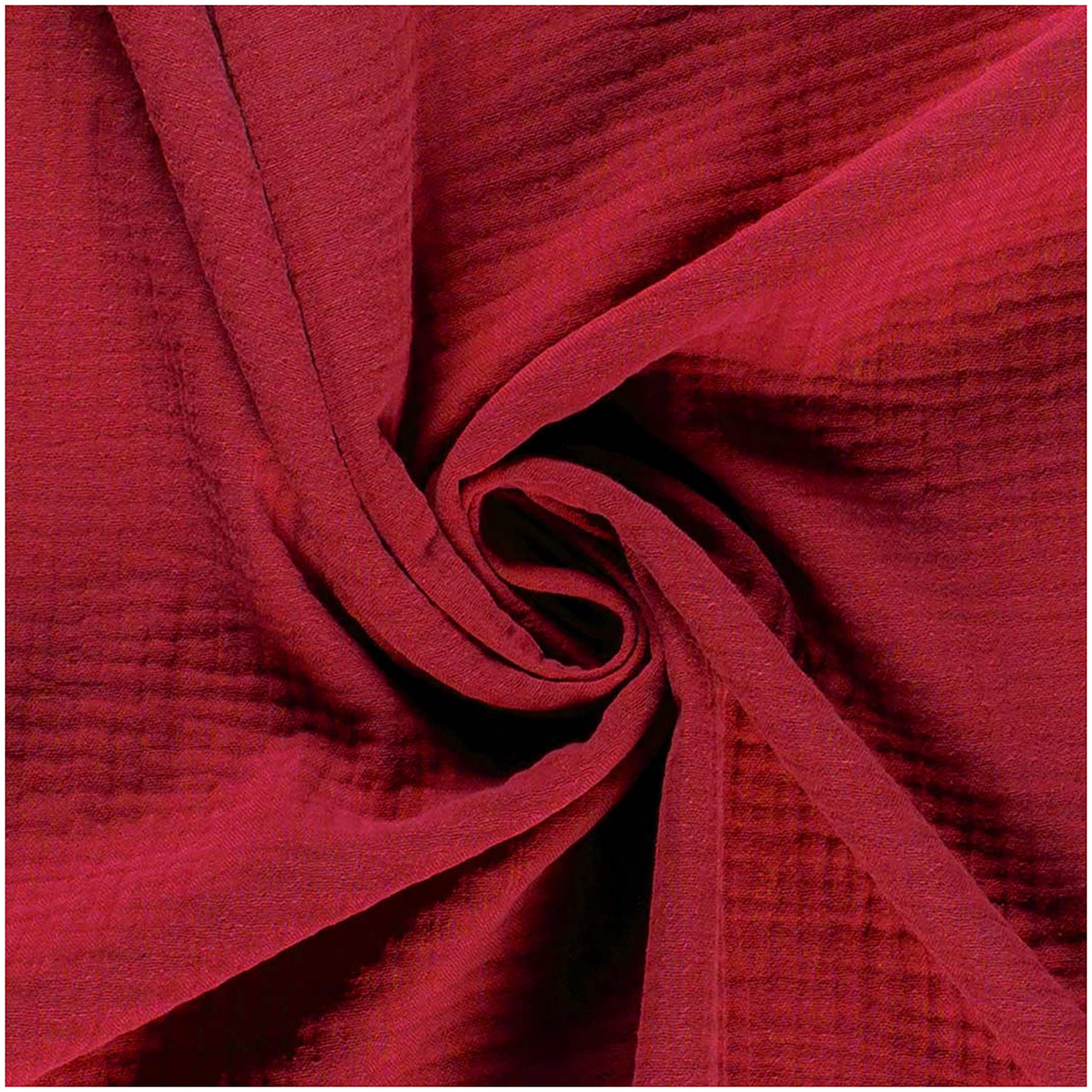 50x130cm Musselin Stoff uni Oeko-Tex zertifiziert Meterware