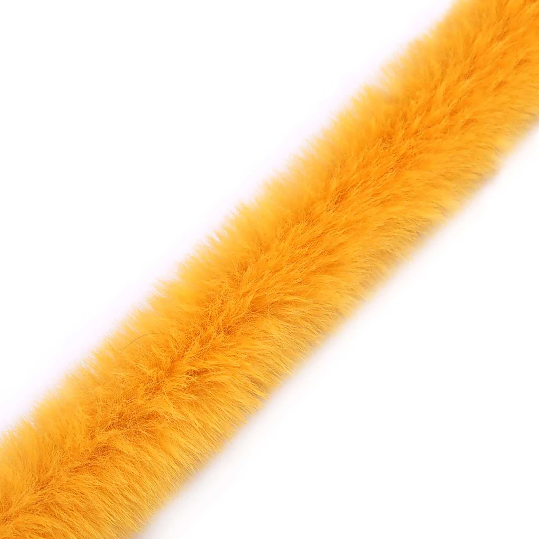 Gelb Fellstoff Orange Fellborte Ab 1m X 1,5 Cm Meterware
