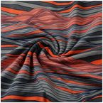 Jersey Kombistoff In the Dunes by Thorsten Berger – Grafik-Jersey Blau-Grau Terrakotta – 200g/m² Swafing Salty Soul – Oeko-Tex 1/2 Meterware