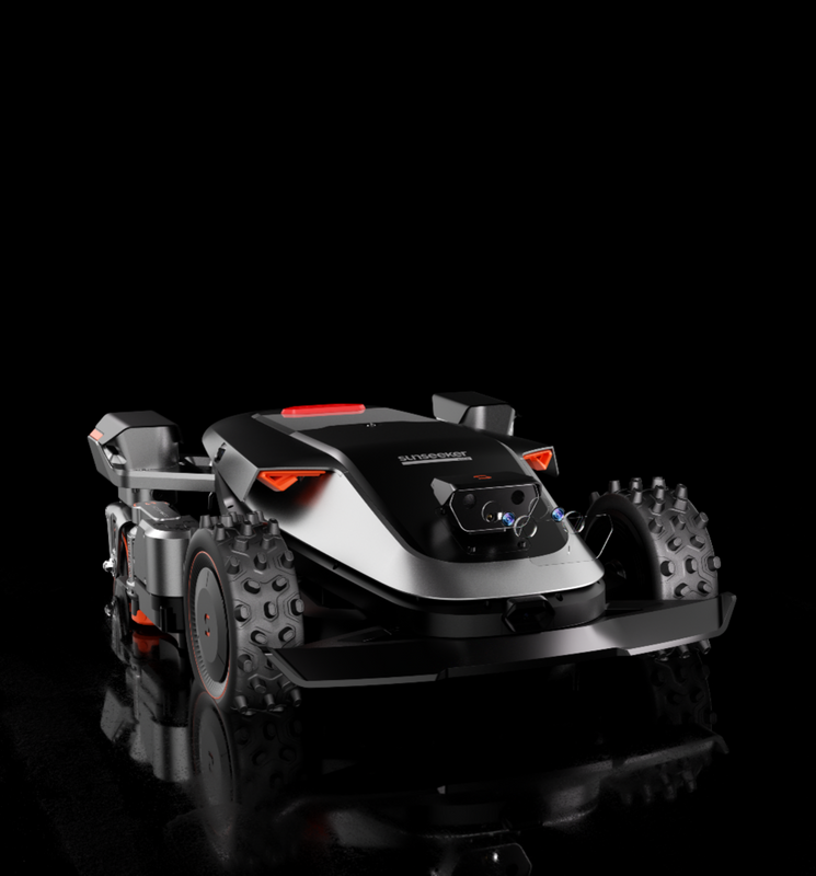 Sunseeker X9 Mähroboter Sunseeker X9, Ansicht von vorne rechts