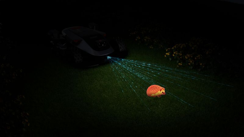 Sunseeker X9 Mähroboter Sunseeker X9, Infrarotkamera zum Schutz versteckter Tiere