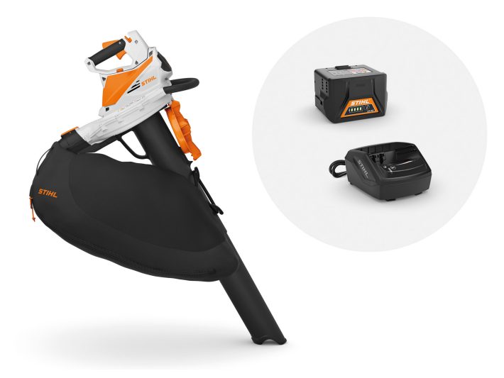 STIHL SHA 56, mit Akku AK 20 und Ladegerät AL 101