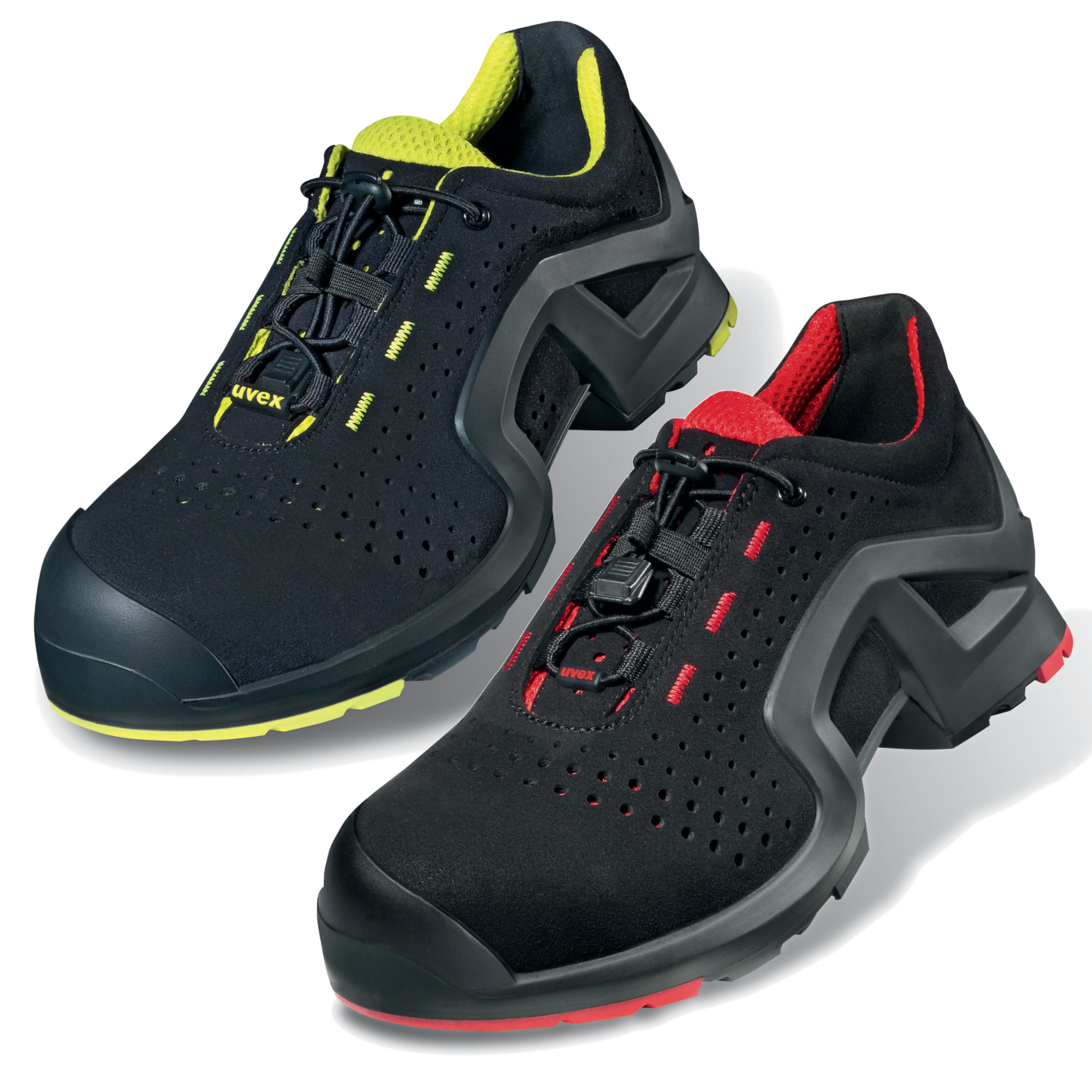 Uvex Mens Ladies Safety Shoes Micro Suede S1P labour