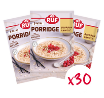 RUF Monats-Vorrat Porridge Bourbon Vanille (30 Stück)