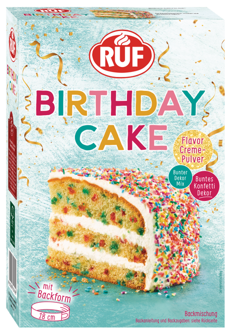 RUF Birthday Cake Backmischung