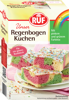 RUF Regenbogen Kuchen Backmischung