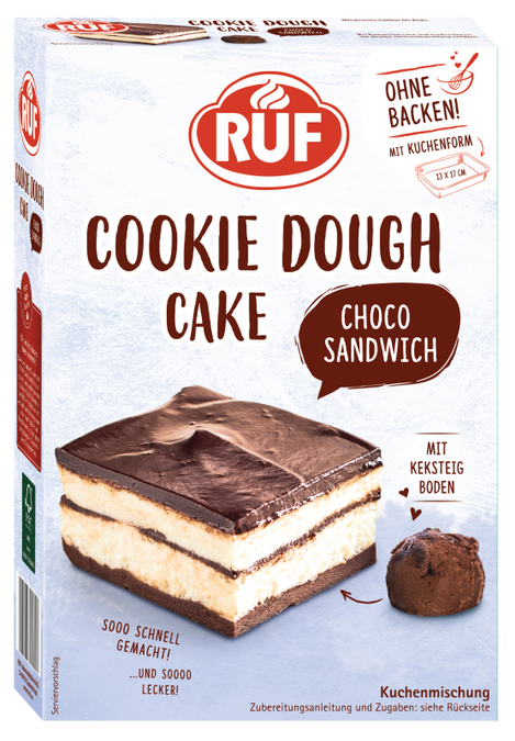 RUF Cookie Dough Cake Choco Sandwich