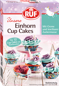 RUF Einhorn Cupcakes Backmischung