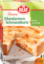 RUF Mandarinen Schmandtorte Backmischung