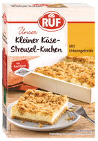 RUF Kleiner Käse-Streusel-Kuchen Backmischung