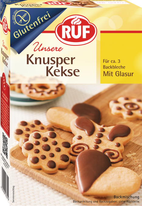 RUF Knusper Kekse glutenfrei Backmischung