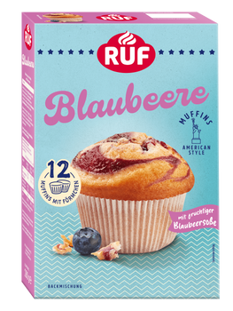 RUF Muffins Blaubeere Backmischung