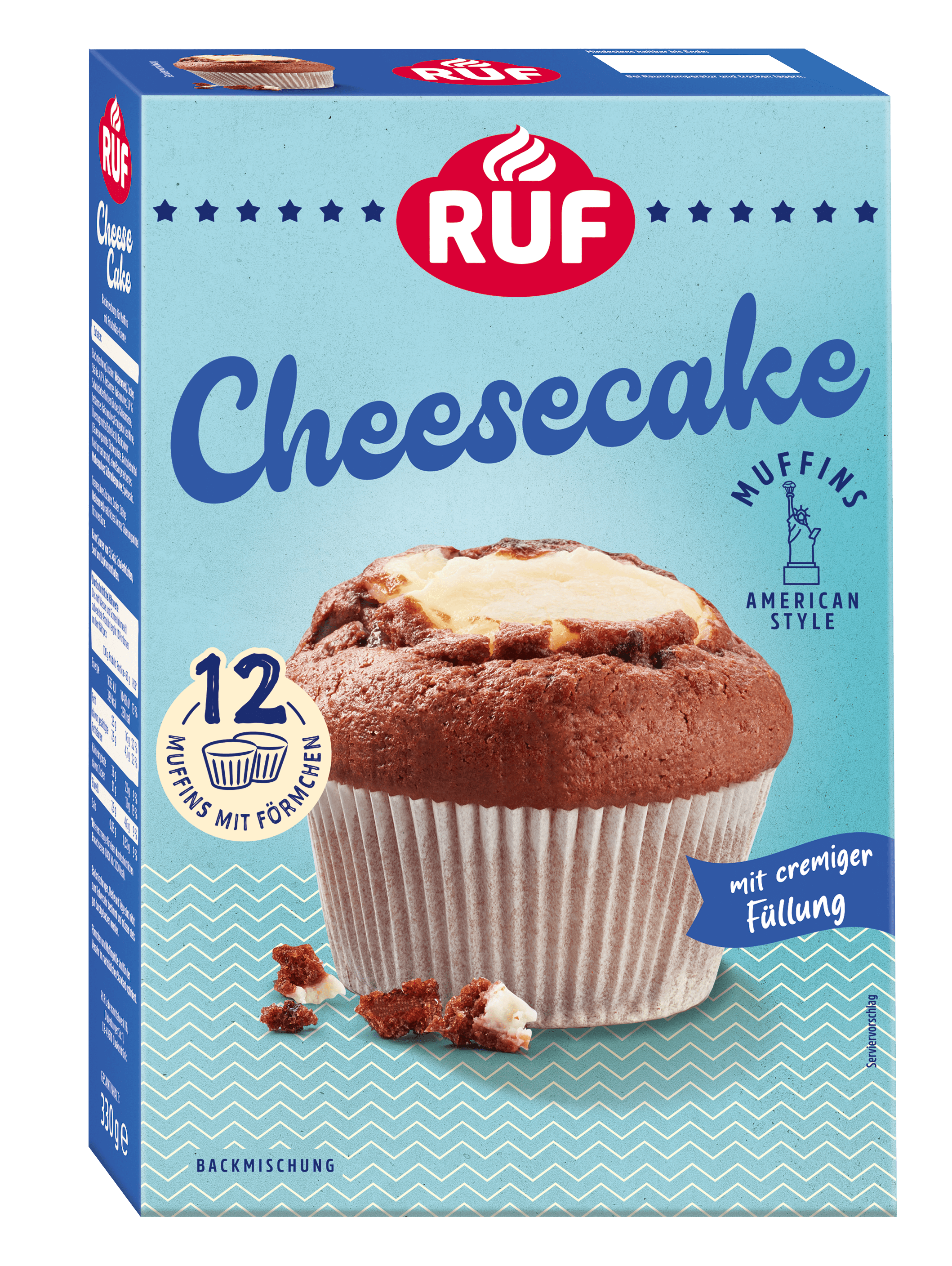 RUF Muffins Cheesecake Backmischung