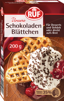 RUF Schoko Blättchen 200g