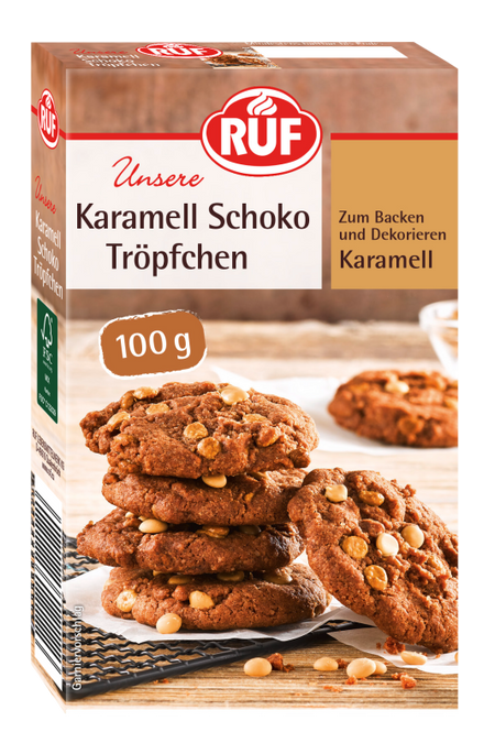 RUF Karamell Schoko Tröpfchen 100g