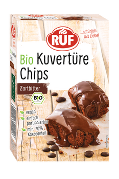 RUF Bio Kuvertüre Chips Zartbitter