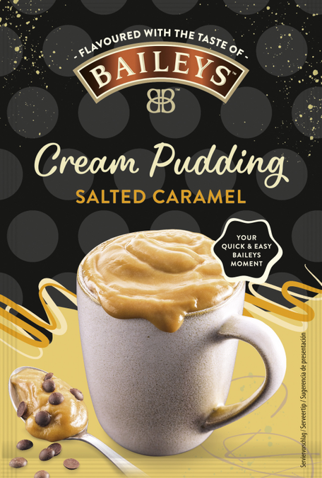 Baileys Cream Pudding Salted Caramel