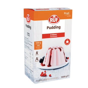 RUF Pudding Erdbeer 1kg FS