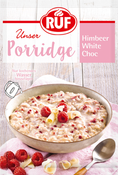 RUF Porridge Himbeer White Chocolate