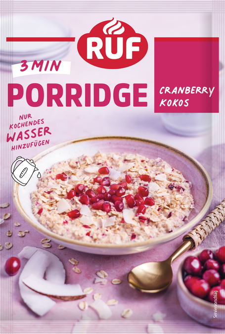 RUF Porridge Cranberry Kokos