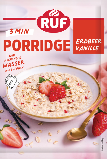 RUF Porridge Erdbeer Vanille