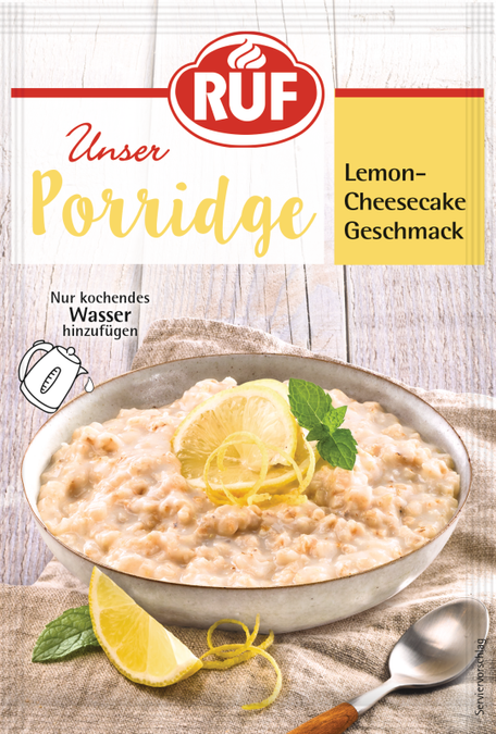 RUF Porridge Lemon Cheesecake